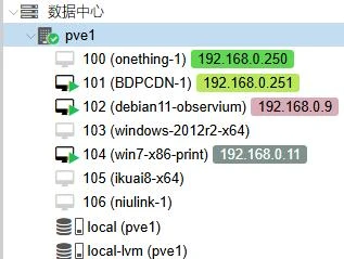 PVE虚拟机添加彩色标签-老付blog